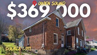 Sold! Check out this great starter home for $369,000 on a double lot in Owen Sound!