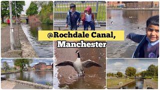 Walking by the Rochdale Canal, Manchester | Canal view | Manchester, UK| Asfia Mahin