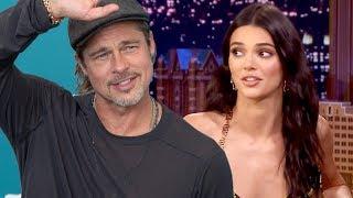 Kendall Jenner Couldn't Handle Brad Pitt's Hotness and Had to Ditch Kanye West's Sunday Service