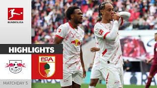 4-0 ! Demonstration of Power! | RB Leipzig - FC Augsburg 4-0 | Highlights | Matchday 5 – 2024/25