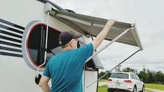 How to operate the Little Guy Max Awning / Tutorial