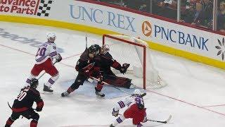 Mrazek makes spectacular save to rob Zibanejad