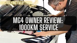 MG4 Australia: What happens at 1000km service?