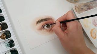 Watercolor Techniques to Paint a Realistic Eye