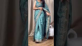 Visca slub silk saree  #saree #shorts #trending