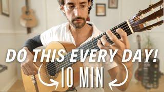 Do This SIMPLE Warm-Up To SPEED UP YOUR PROGRESS! 7 Guitar Exercises!