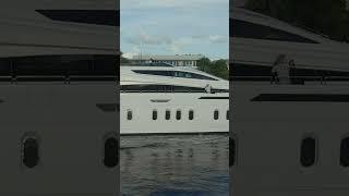 SPOTTED IN MIAMI Caught a glimpse of this stunning Leopard yacht! One of my absolute favorites!