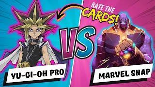 YU-GI-OH WORLDS PRO Rates Marvel SNAP Cards - But He's Never Seen Them Before!