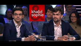 Anish Giri & Jorden van Foreest on Dutch TV after winning Tata Steel Chess 2023.