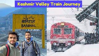 Kashmir Valley Train Journey - Banihal to Srinagar Full Journey  | Malayalam