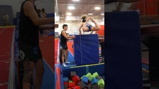 DEMI BAGBY VS WANNA  #gymnastics #flips #stunts