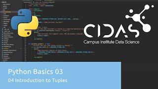 Python Basics 03 - 04/06 Introduction to Tuples