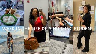 WEEK IN THE LIFE OF A NURSING STUDENT| finally passed dosage cal, always studying, working & balance