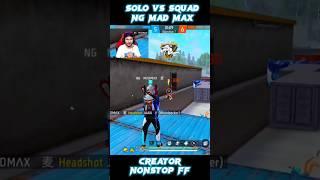 Tornado Ng Mad Max solo vs squad  #freefire #gladiator #sorts #gaming #ff  #viral #nonstopgaming