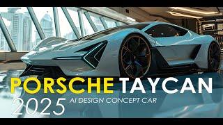 Porsche Taycan All New 2025 Concept Car, AI Design