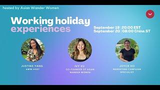 How to do working holidays abroad | Asian Wander Women travel community