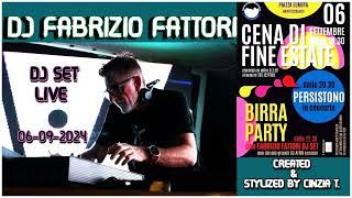 DJ FABRIZIO FATTORI@DJ SET LIVE 06-09-2024 - PIAZZA EUROPA (PU) MONTECICCARDO (VIDEO BY CINZIA T)