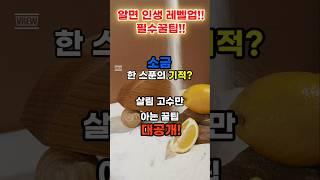 "소금 한 줌으로 살림 고민 끝! 믿기 힘든 꿀팁 3가지""#소금활용 #살림꿀팁 #청소비법 #항균청소 #소독방법 #밀폐용기냄새제거