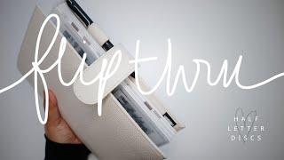 How I Set Up My Half Letter Discs Planner // plus the reasons I made the switch from personal size