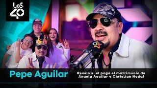 Pepe Aguilar reveló si él pagó el matrimonio de Ángela Aguilar y Christian Nodal