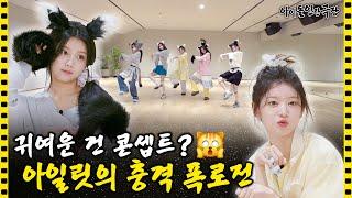 [SUB] 아일릿에는 111자 복근 소유자도 있고, 가면을 쓰고 다니는 멤버도 있다(?) | 아이돌 인간극장