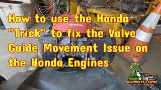 Repairing the Valve Guide on the GCV 190, GCV160 Honda HRX217