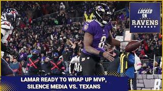 Lamar Jackson ready to run away with MVP, silence media as Baltimore Ravens face Texans in Week 17