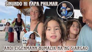 Andi Eigenmann bumalik na sa Siargao sinundo sila sa Airport ni papa Philmar sama sama na ulit sila