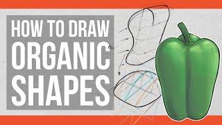 How to draw organic shapes