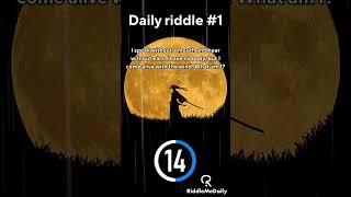 Daily Riddle #1 – Only Geniuses Get This!