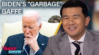 Trump & The GOP Pounce on Biden's "Garbage" Gaffe | The Daily Show