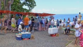 New Roseau, Dominica Scenic Driving Before Category 5 Hurricane Maria