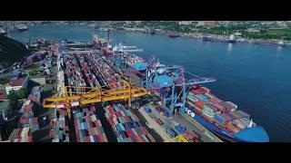 Video Commercial Port of Vladivostok. English