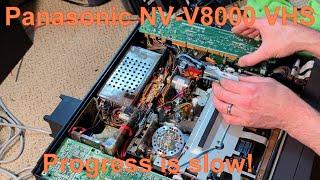 Panasonic NV-V8000 VHS - we're getting closer! Part 5