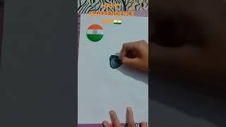 happy Independence day   #indianflag #flagpainting #scienceexperiment #nationflag #colormixing