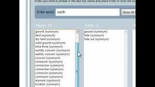 Free Online Thesaurus