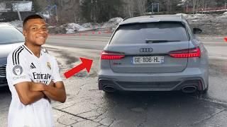 KYLIAN MBAPPÉ in his Audi RS6?! 