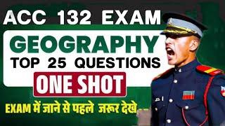 Geography Top Questions| ACC 132 exam Last Time preparation