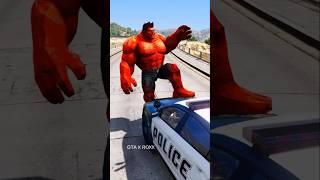 GTA 5 Action Packed Hulk Brothers Rescue Police Car #gta5 #shorts