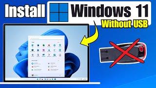 How to INSTALL Latest Windows 11 without USB Drive - EASY STEPS 2025