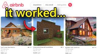 Trying to post my minecraft house on Airbnb...