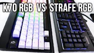 Corsair Strafe RGB vs Corsair Gaming K70 RGB Mechanical Keyboard Comparison