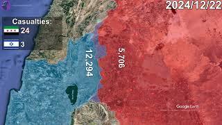 Israeli invasion of Syria: Every Day to 2025 Mapped using Google Earth