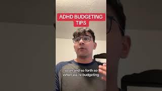 ADHD budgeting and money management tips. #adhdbudgeting #adhdmoney #adhdfinances