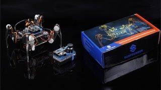 Introduction to Arduino Crawling Quadruped Robot Kit (Open Box)