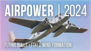 Flying Bulls Fixed Wing Formation - Airpower24 #airpower #flyingbulls #airshow #aviation