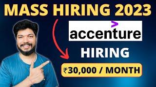 Accenture Recruitment 2023 | Off Campus Recruitment Drive | Mass Hiring @Job4freshers