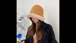 밍크토끼털 앙고라 소두버킷햇