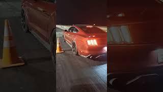 Beautiful Ford Mustang 5.0 drag racing on a solid pass! I29Dragway Friday night test and tune!