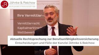 Berufsunfähigkeitsversicherung - aktuelle Rechtsprechung